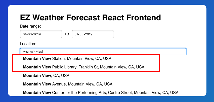 EZW React UI